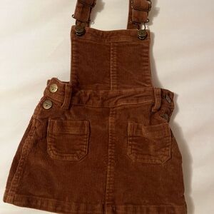 Jamie Kay Brown Corduroy Overalls - skirt bottom